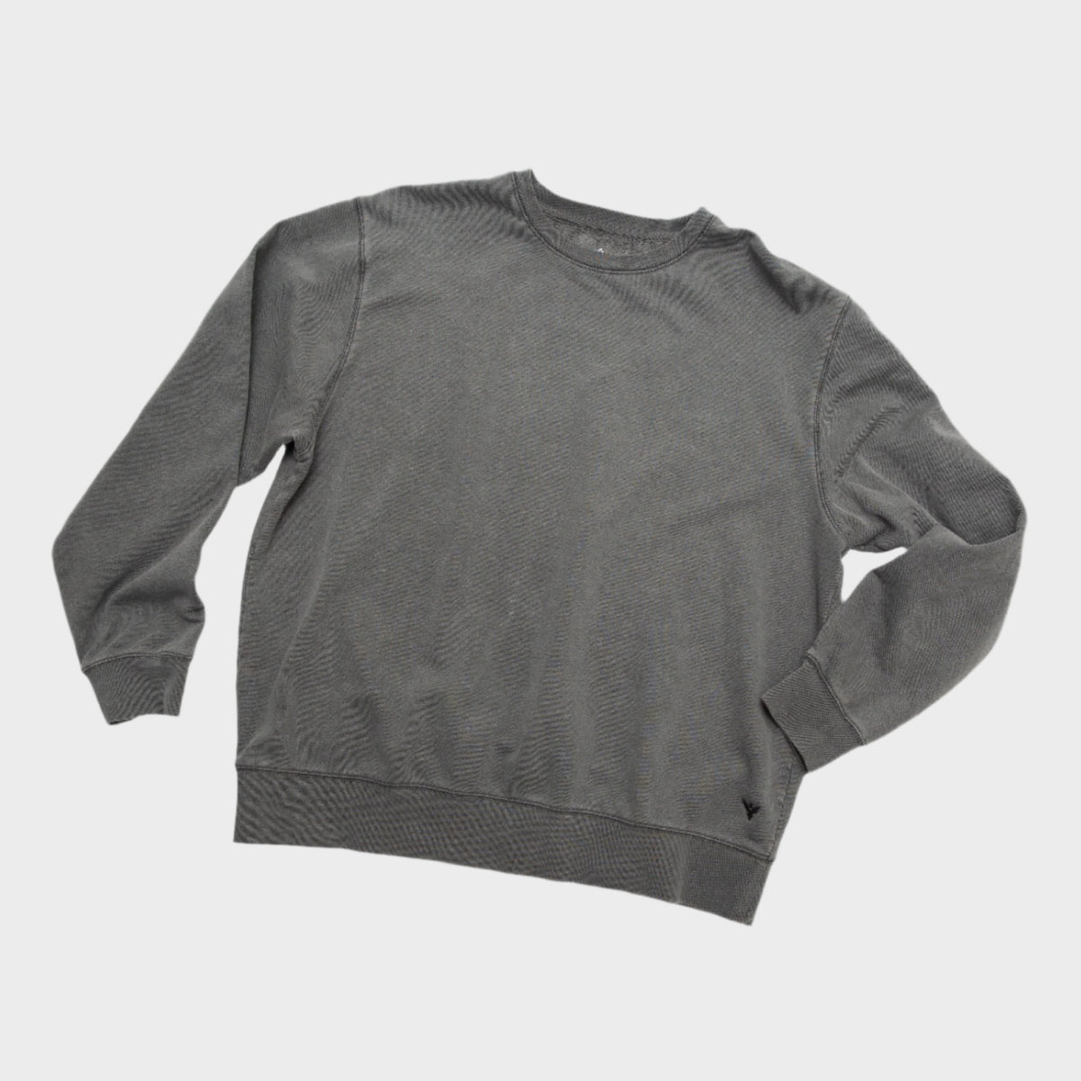 Plain gray online crewneck