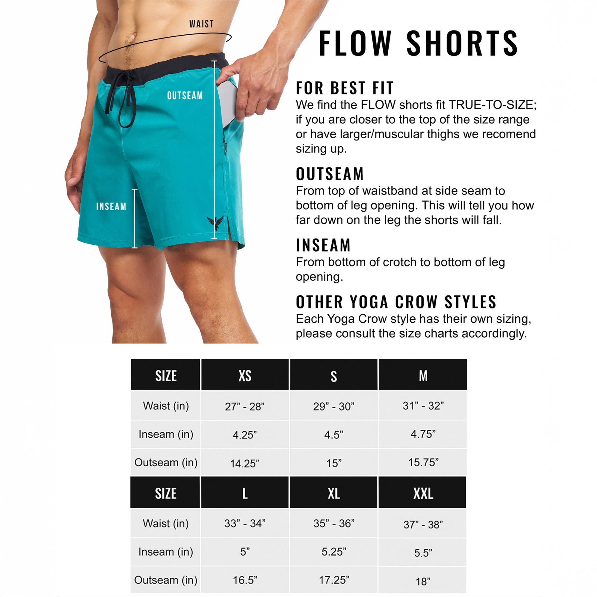 Flow Shorts - Glacier Green