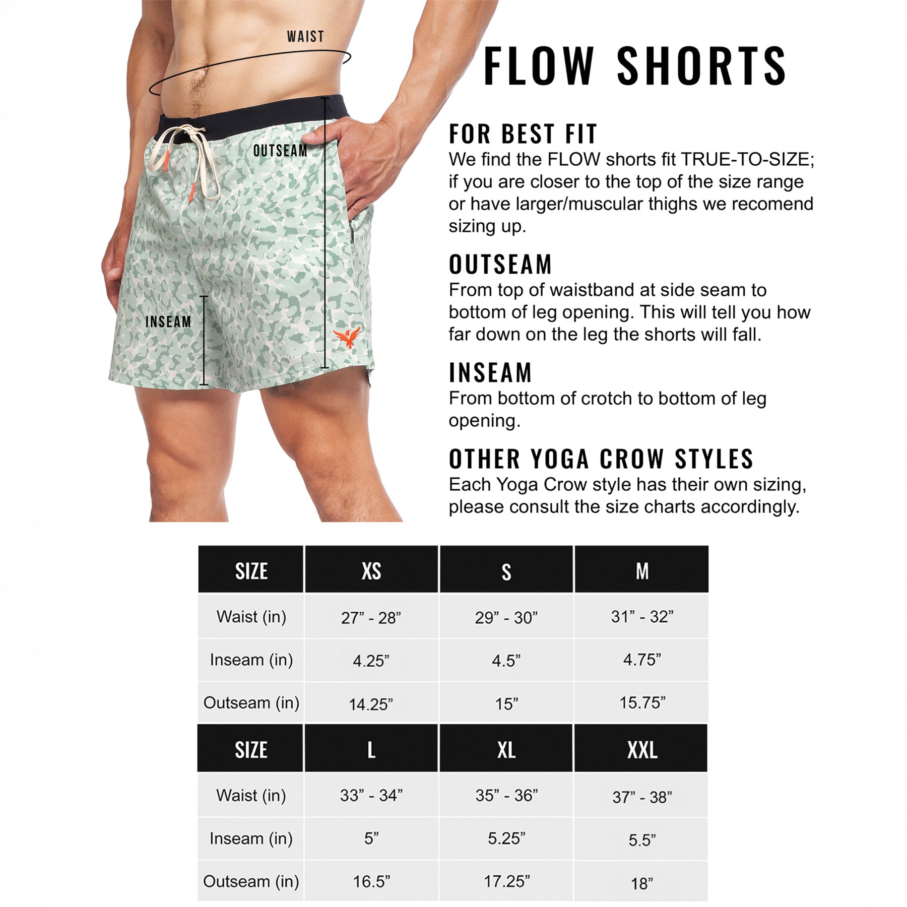 Flow Shorts - Lichen