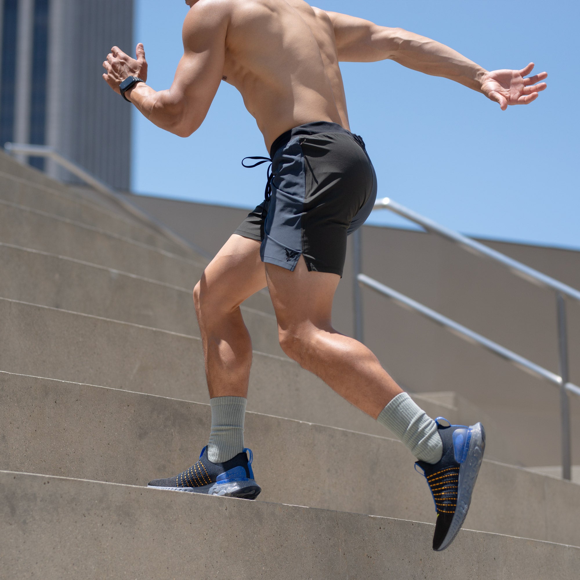 Flow Shorts - Blue / Black