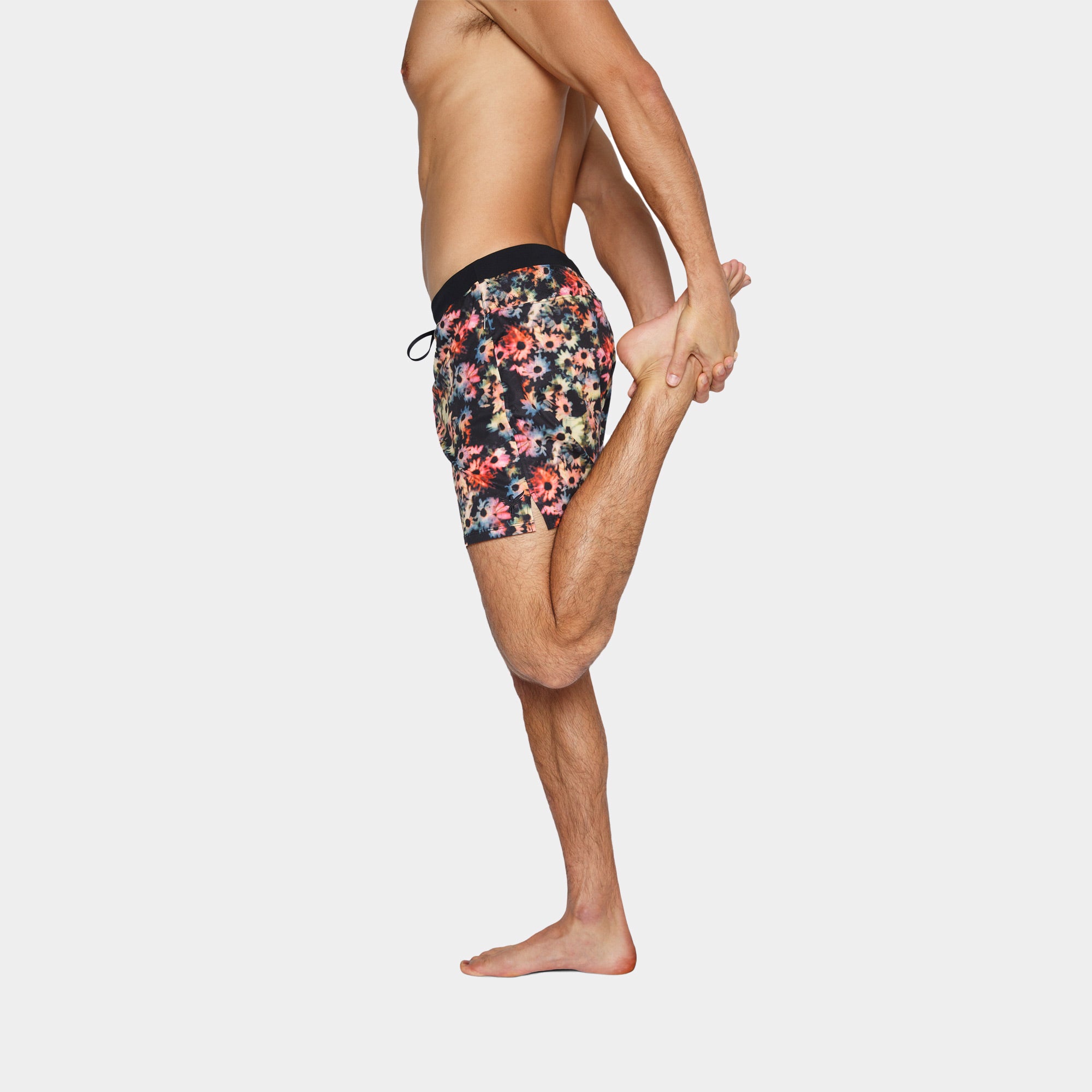 Flow Shorts - Black Floral