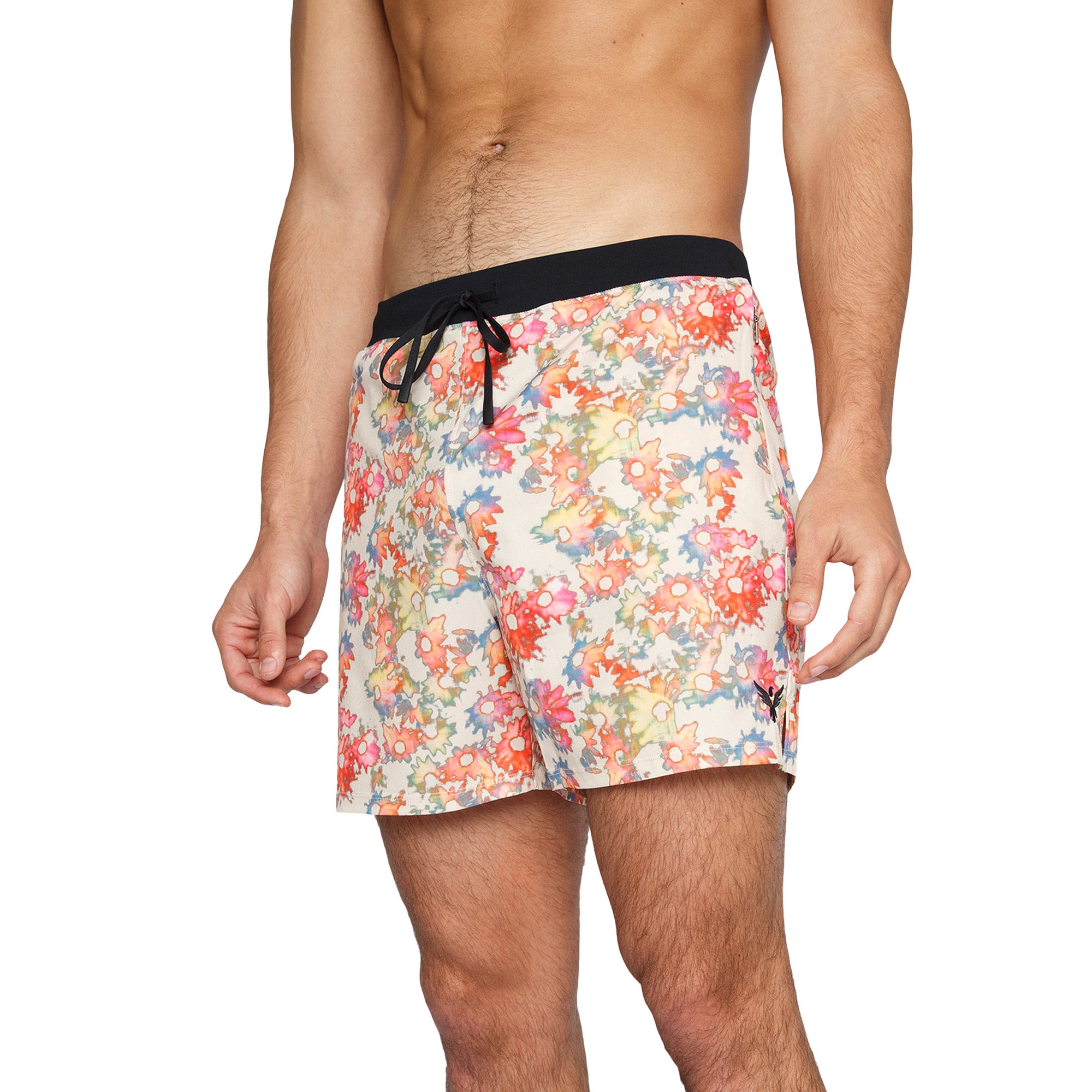 Flow Shorts - Sand Floral